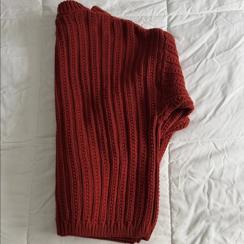 Universal Thread Rust Ribbed Sweater - Picture 2 of 3